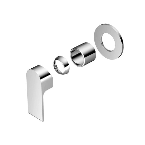 Nero Bianca Shower Mixer 80mm Plate Trim Kits Only Chrome | NR321511DTCH