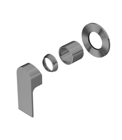 Nero Bianca Shower Mixer 80mm Plate Trim Kits Only Gun Metal | NR321511DTGM