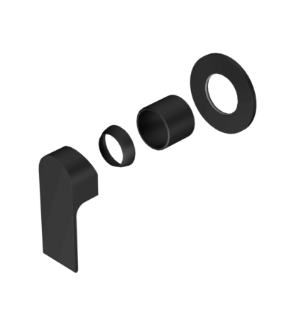 Nero Bianca Shower Mixer 80mm Plate Trim Kits Only Matte Black | NR321511DTMB