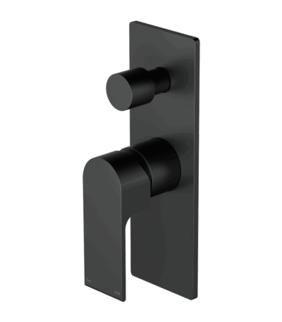 Nero Bianca Shower Mixer With Divertor Matte Black | NR321511AMB