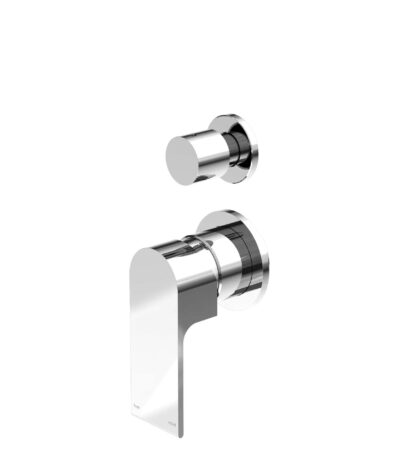 Nero Bianca Shower Mixer With Divertor Separate Back Plate Chrome | NR321511GCH