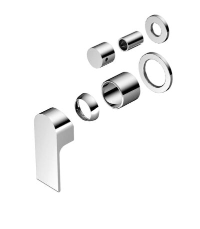 Nero Bianca Shower Mixer With Divertor Separate Back Plate Trim Kits Only Chrome | NR321511GTCH