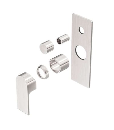 Nero Bianca Shower Mixer With Divertor Trim Kits Only Brushed Nickel | NR321511ATBN