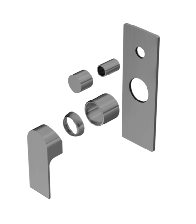 Nero Bianca Shower Mixer With Divertor Trim Kits Only Gun Metal | NR321511ATGM