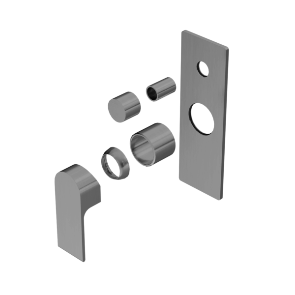 Nero Bianca Shower Mixer With Divertor Trim Kits Only Gun Metal | NR321511ATGM