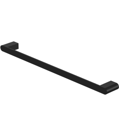 Nero Bianca Single Towel Rail 600mm Matte Black | NR9024MB