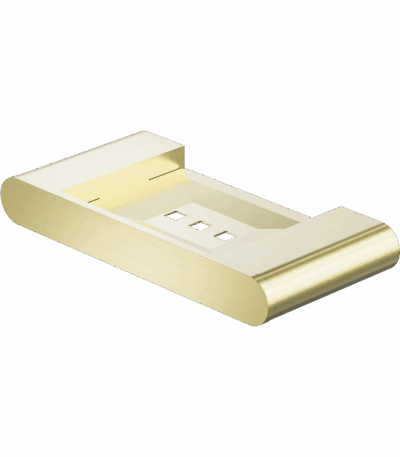 Nero Bianca Soap Dish Holder Brushed Gold | NR9081BG