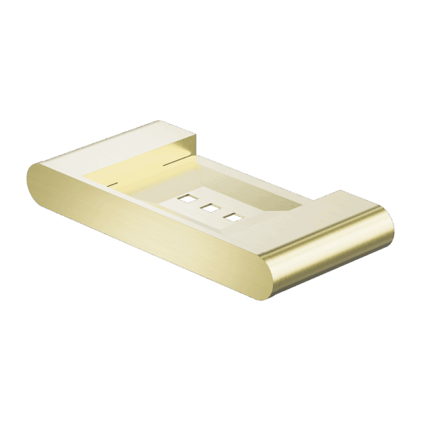Nero Bianca Soap Dish Holder Brushed Gold | NR9081BG