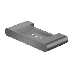 Nero Bianca Soap Dish Holder Gun Metal | NR9081GM
