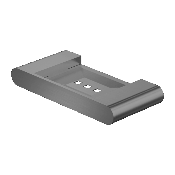 Nero Bianca Soap Dish Holder Gun Metal | NR9081GM