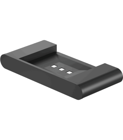 Nero Bianca Soap Dish Holder Matte Black | NR9081MB