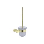 Nero Bianca Toilet Brush Holder Brushed Gold | NR9088BG