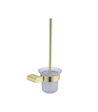 Nero Bianca Toilet Brush Holder Brushed Gold | NR9088BG