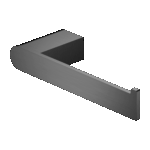Nero Bianca Toilet Roll Holder Gun Metal | NR9086GM