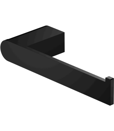 Nero Bianca Toilet Roll Holder Matte Black | NR9086MB