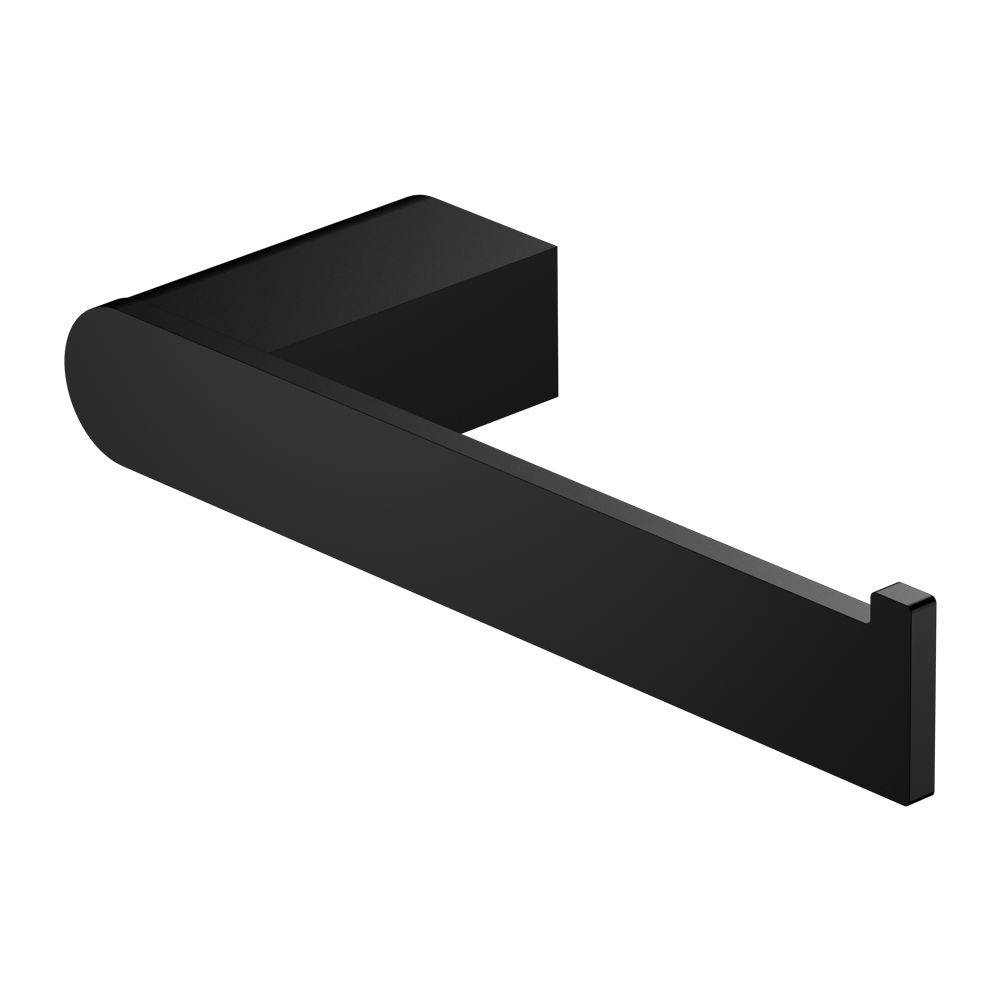 Nero Bianca Toilet Roll Holder Matte Black | NR9086MB
