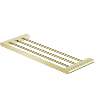 Nero Bianca Towel Rack Brushed Gold | NR9089BG