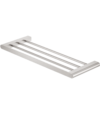 Nero Bianca Towel Rack Brushed Nickel | NR9089BN