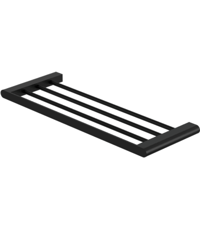 Nero Bianca Towel Rack Matte Black | NR9089MB