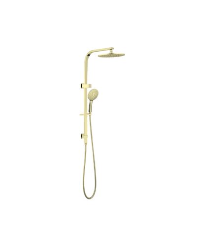 Nero Bianca Twin Shower Brushed Gold | NR250805cBG