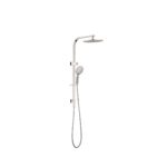 Nero Bianca Twin Shower Brushed Nickel | NR250805cBN