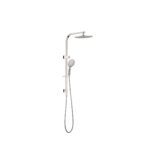 Nero Bianca Twin Shower Brushed Nickel | NR250805cBN