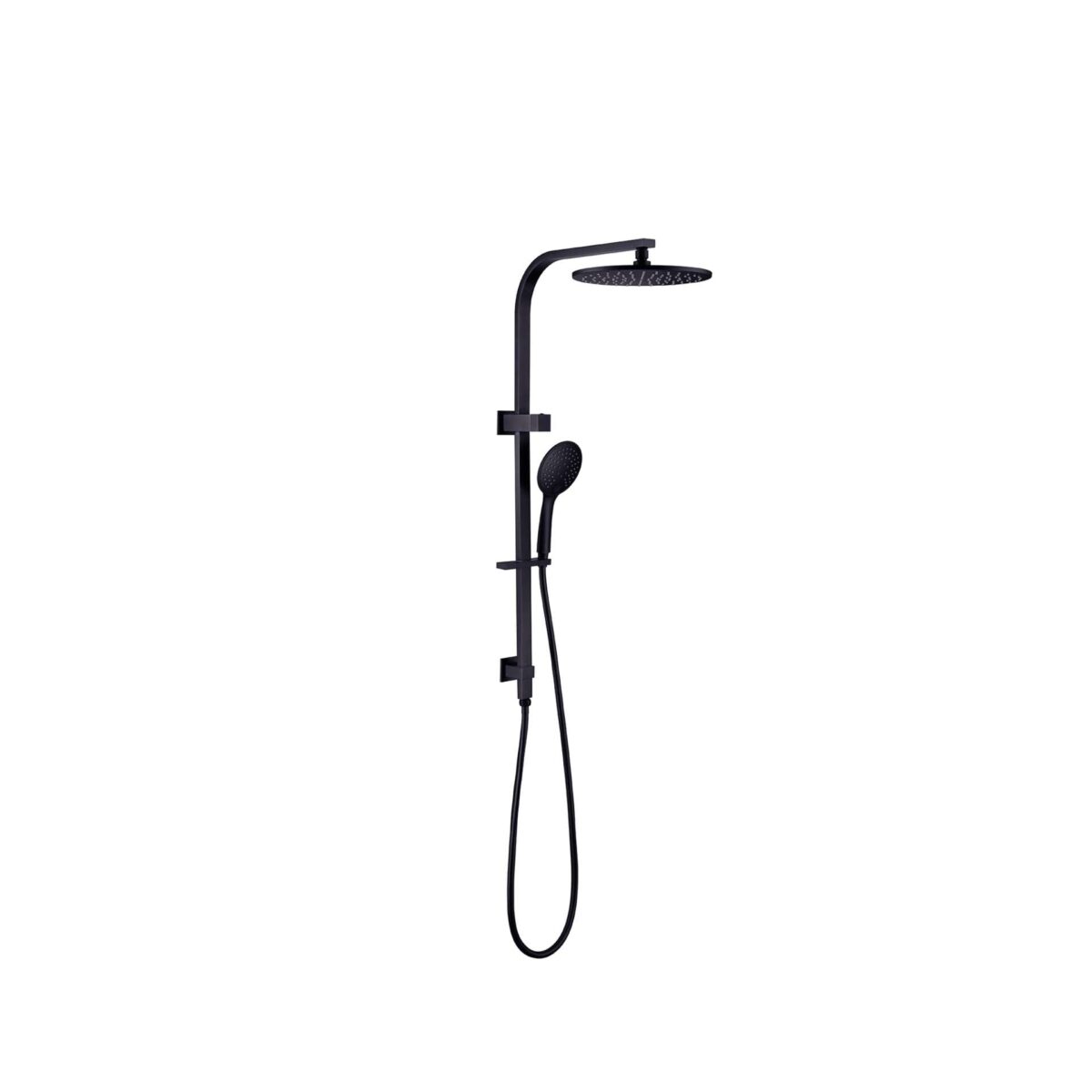 Nero Bianca Twin Shower Matte Black | NR250805cMB