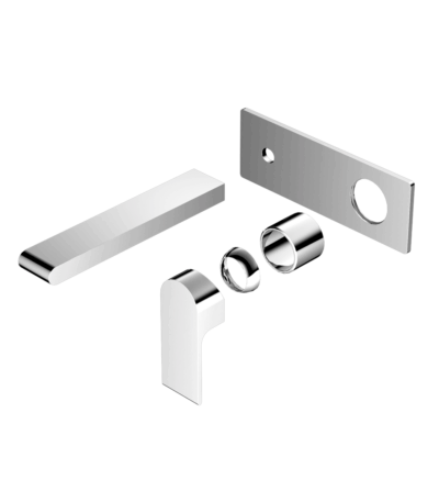 Nero Bianca Wall Basin/Bath Mixer 187mm Trim Kits Only Chrome | NR321510ATCH