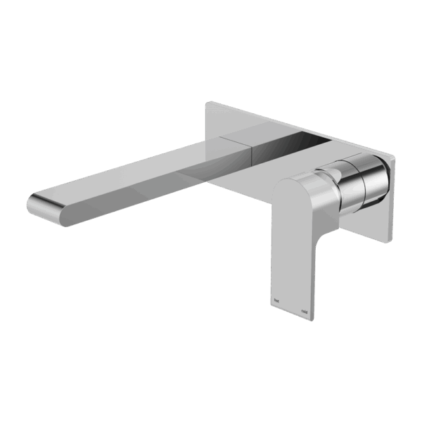 Nero Bianca Wall Basin/Bath Mixer 230mm Chrome | NR321510BCH