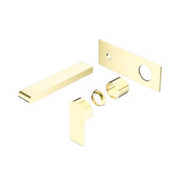Nero Bianca Wall Basin/Bath Mixer 230mm Trim Kits Only Brushed Gold | NR321510BTBG