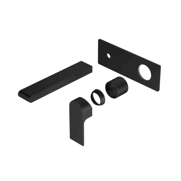 Nero Bianca Wall Basin/Bath Mixer 230mm Trim Kits Only Matte Black | NR321510BTMB