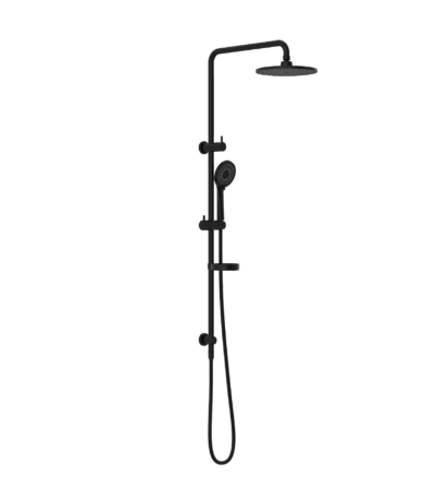 Nero Builder Project Twin Shower Set Matte Black | NR232105MB
