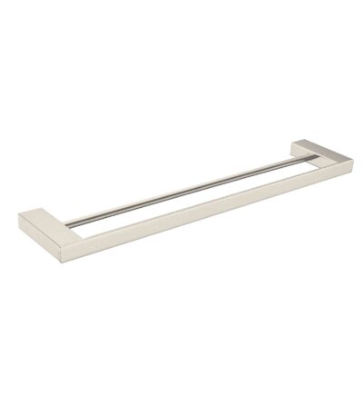 Nero Celia Double Towel Rail 800mm Brushed Nickel | NR4630dBN