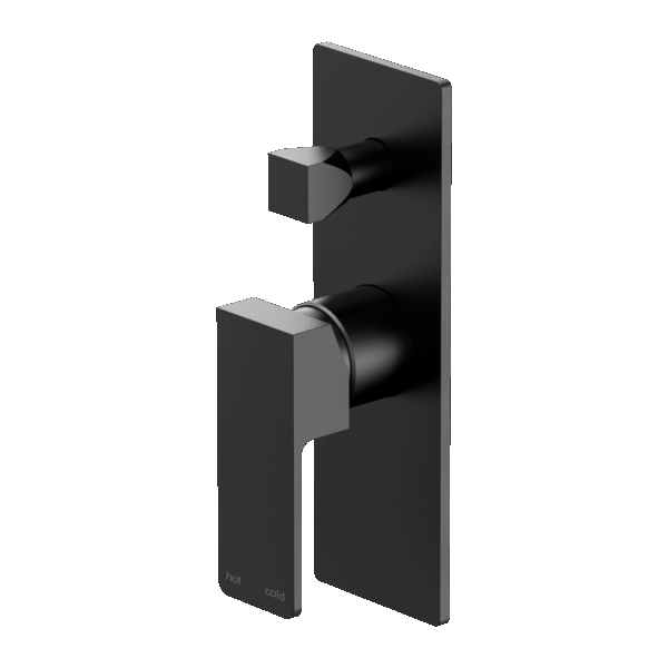 Nero Celia Shower Mixer With Divertor Matte Black | NR301509aMB