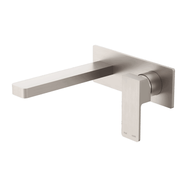 Nero Celia Wall Basin/Bath Mixer Brushed Nickel | NR301507aBN