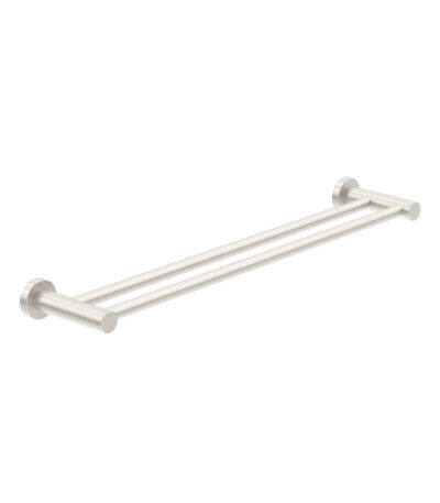 Nero Classic Double Towel Rail 800mm Brushed Nickel | NR2030dBN