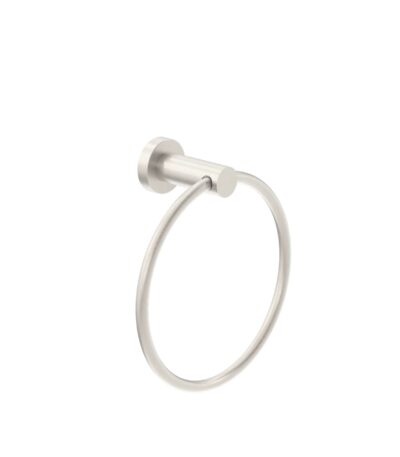 Nero Classic Hand Towel Ring Brushed Nickel | NR2080BN