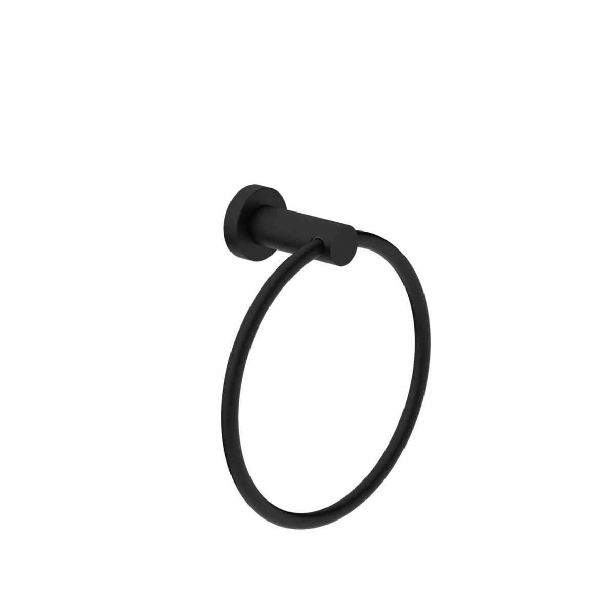 Nero Classic Hand Towel Ring Matte Black | NR2080MB