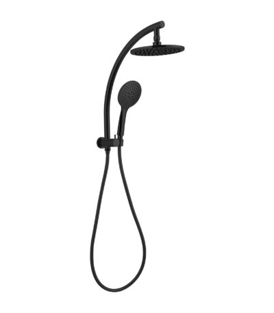 Nero Dolce 2 In 1 Twin Shower Matte Black | NR280705fMB