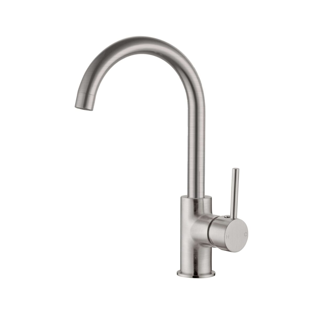 Nero Dolce Kitchen Mixer Gooseneck Brushed Nickel | NR250807BN
