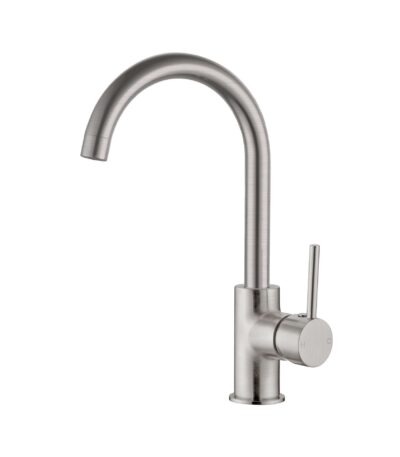 Nero Dolce Kitchen Mixer Gooseneck Brushed Nickel | NR250807BN