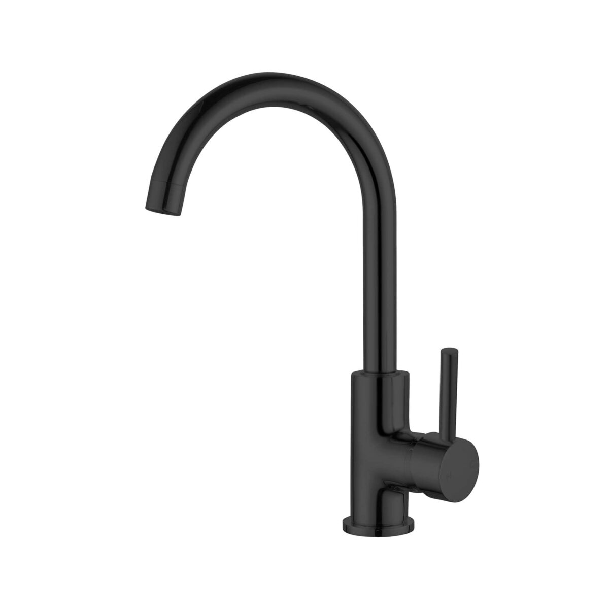 Nero Dolce Kitchen Mixer Gooseneck Matte Black | NR250807MB