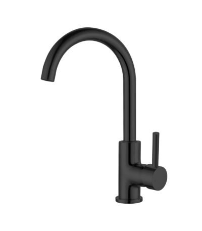 Nero Dolce Kitchen Mixer Gooseneck Matte Black | NR250807MB