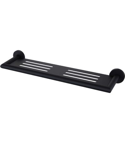 Nero Dolce Metal Shower Shelf Matte Black | NR3687aMB