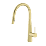 Nero Dolce Pull Out Sink Mixer With Vegie Spray Function Brushed Gold | NR581009cBG