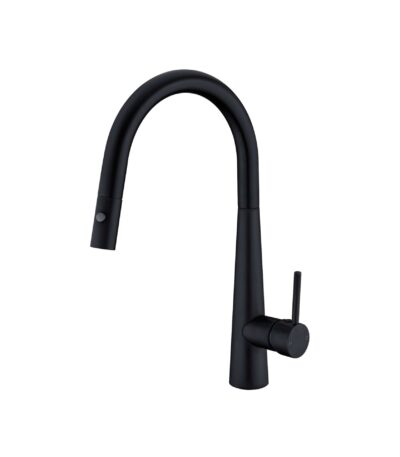 Nero Dolce Pull Out Sink Mixer With Vegie Spray Function Matte Black | NR581009cMB