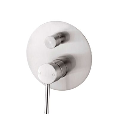 Nero Dolce Shower Mixer With Divertor Brushed Nickel | NR250811ABN