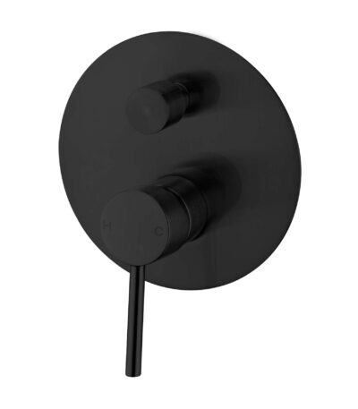 Nero Dolce Shower Mixer With Divertor Matte Black | NR250811AMB
