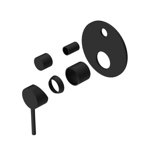 Nero Dolce Shower Mixer With Divertor Trim Kits Only Matte Black | NR250811ATMB