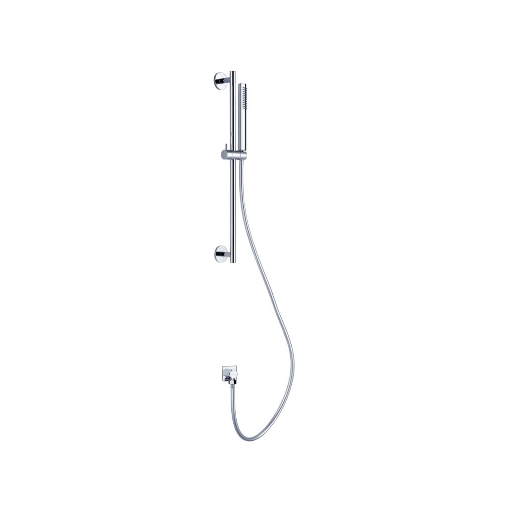 Nero Dolce Shower Rail With Slim Hand Shower Chrome | NR311CH